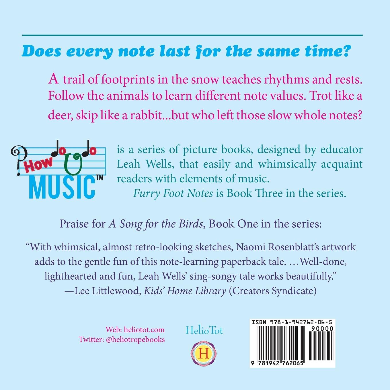 Rückseitencover Furry Foot Notes