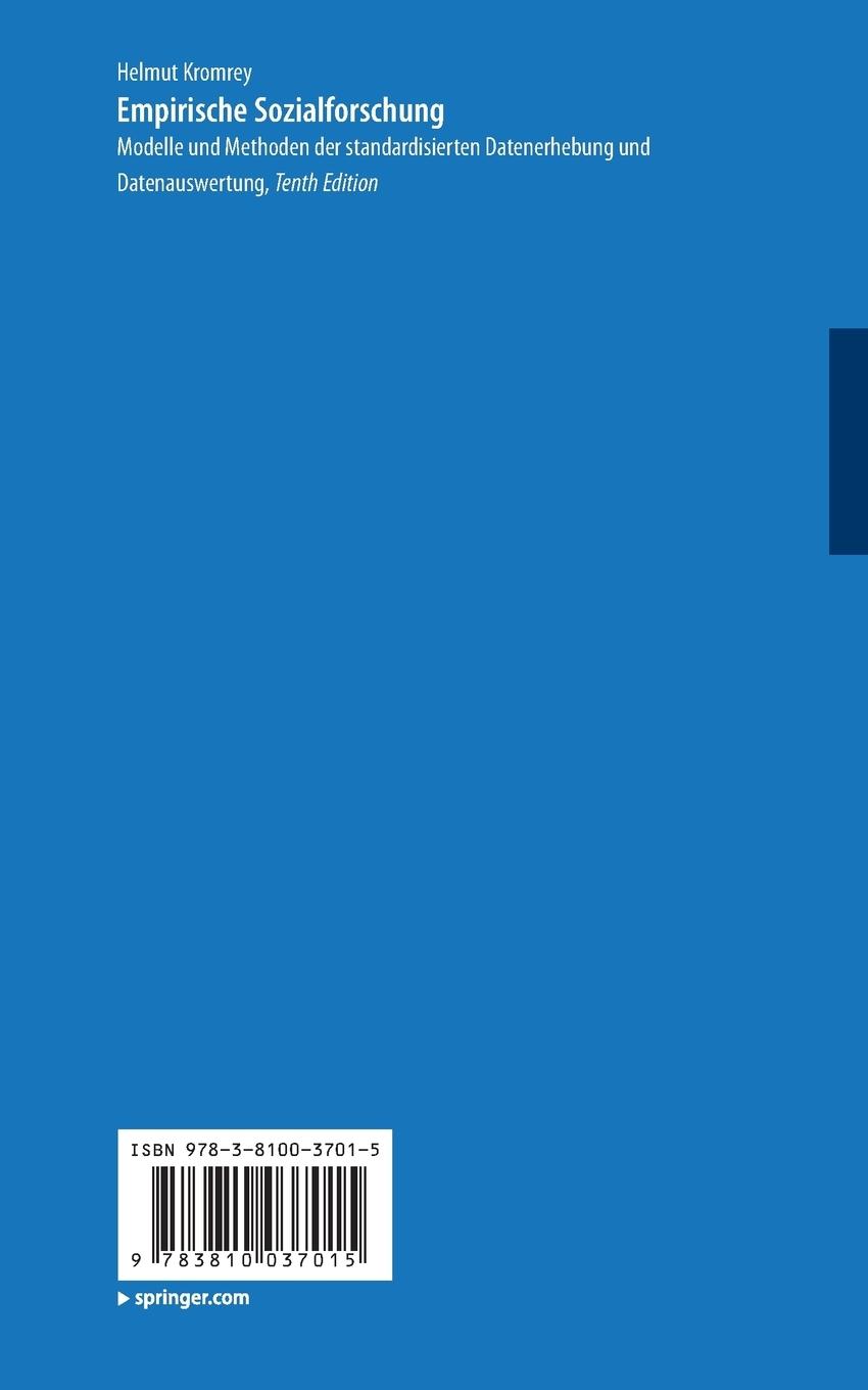 Rückseitencover Empirische Sozialforschung