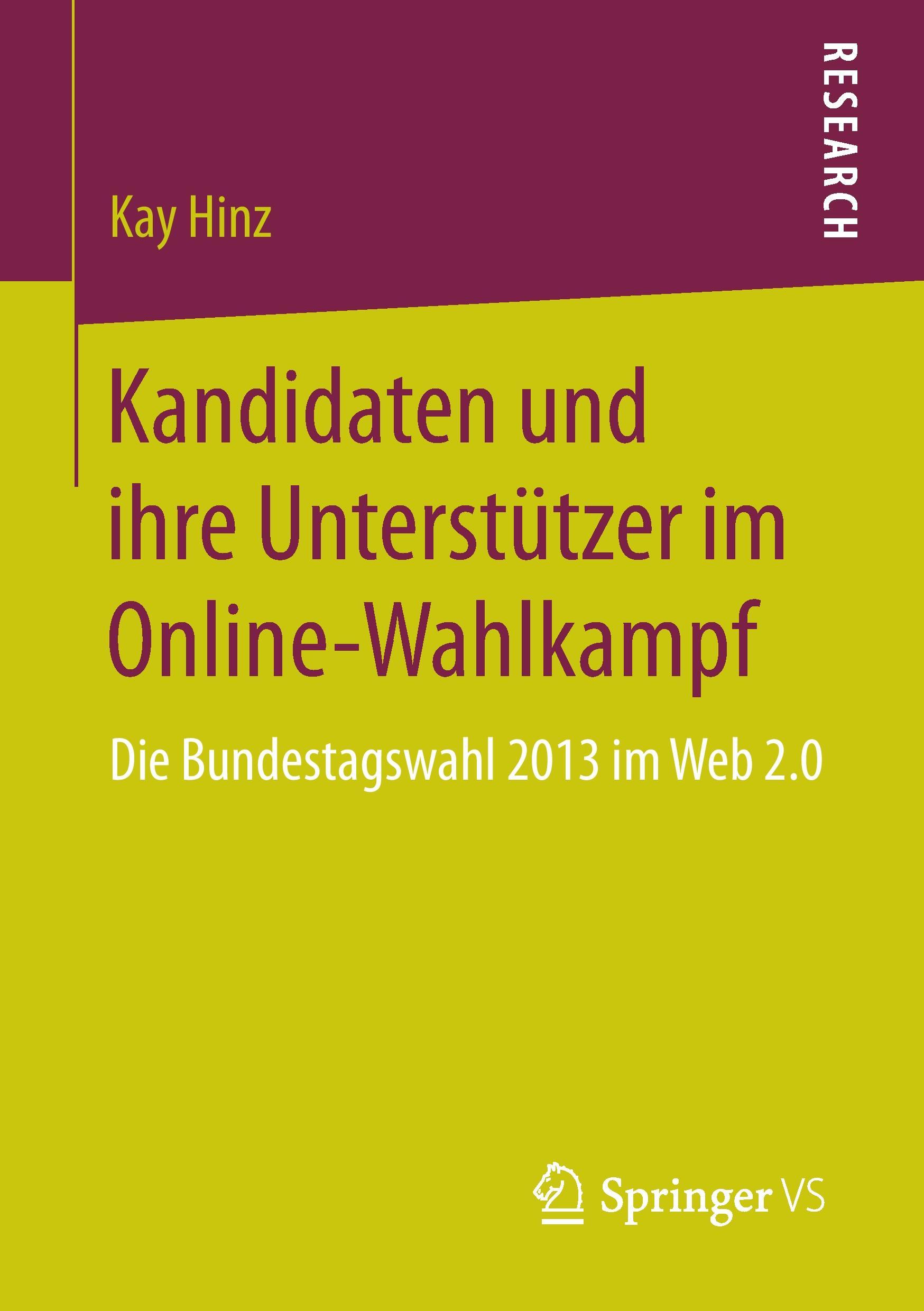 Vorderes Coverbild Kandidaten und ihre Unterstützer im Online-Wahlkampf