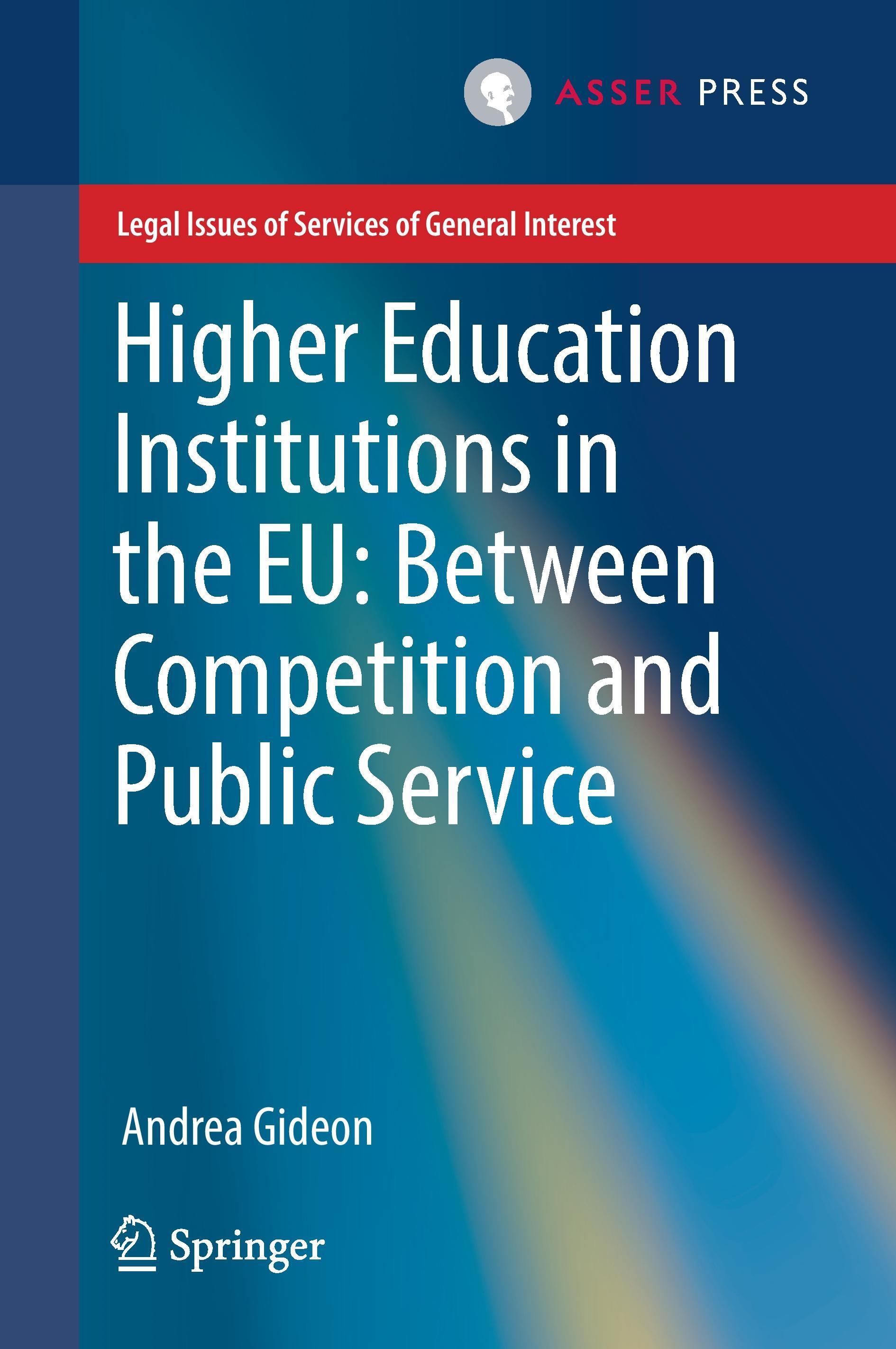 Vorderes Coverbild Higher Education Institutions in the EU: Between Competition and Public Service