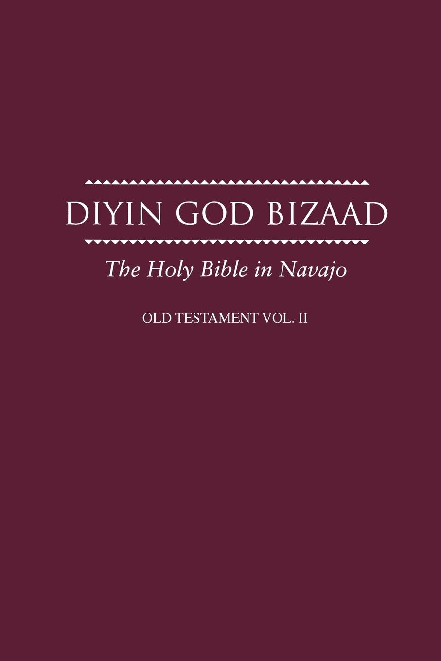 Vorderes Coverbild Navajo Old Testament Vol II