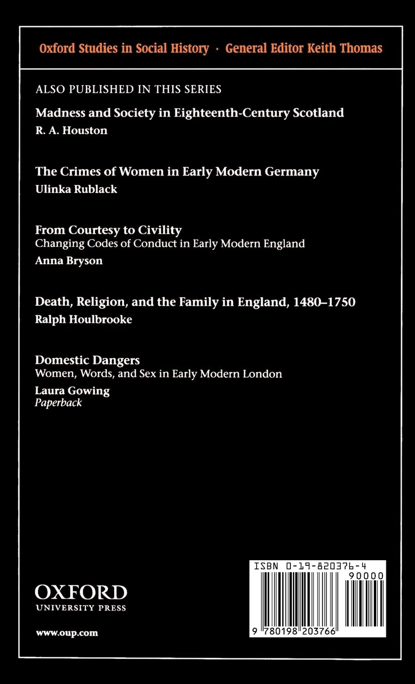 Rückseitencover British Clubs and Societies 1580-1800