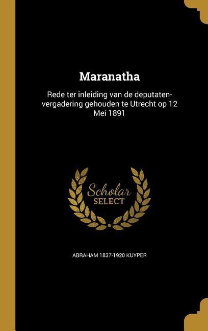 Vorderes Coverbild Maranatha