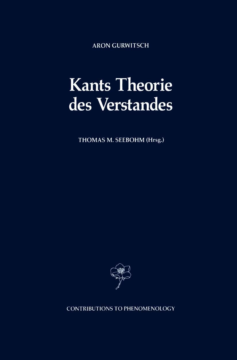 Vorderes Coverbild Kants Theorie des Verstandes