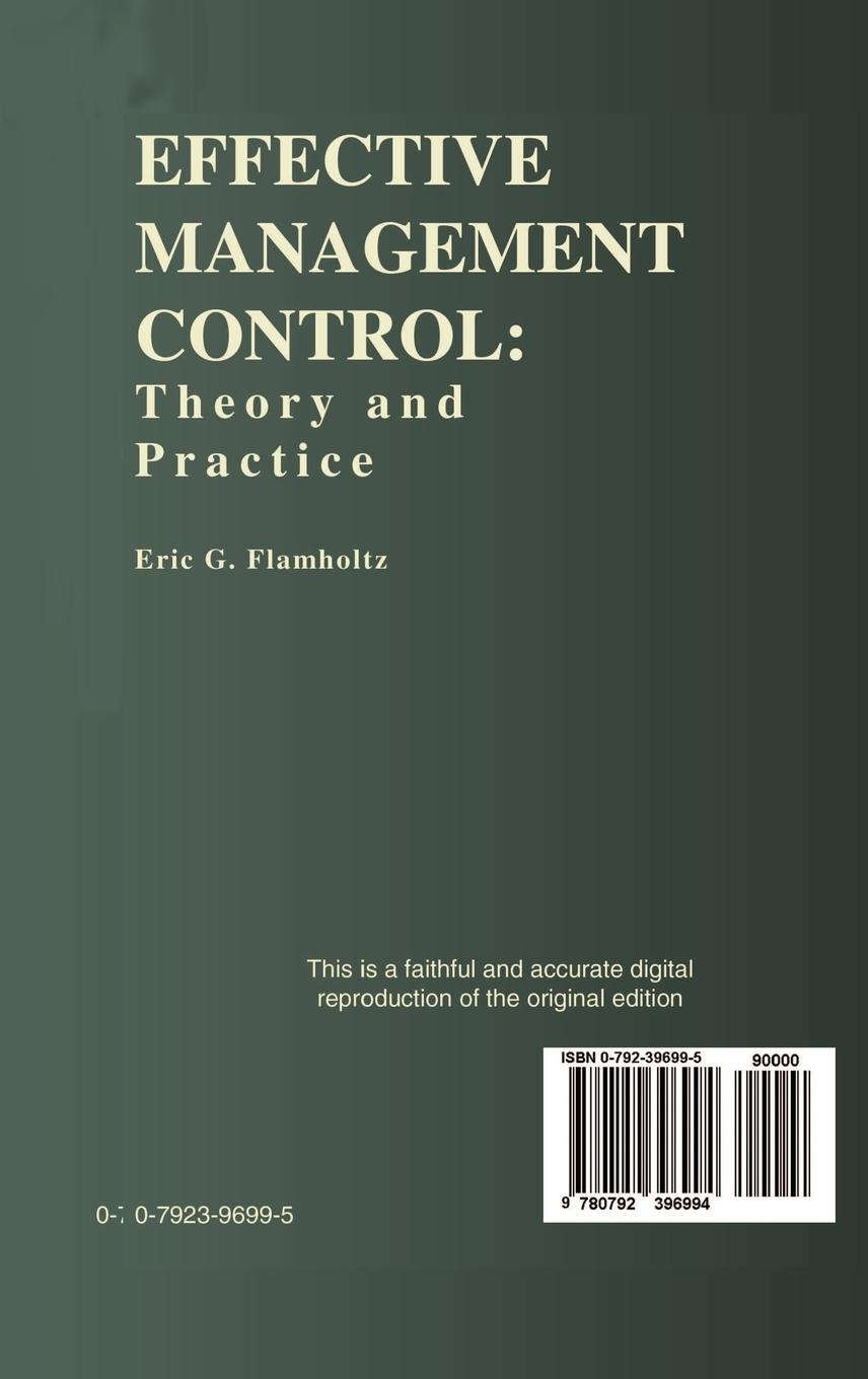 Rückseitencover Effective Management Control