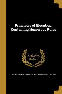 Vorderes Coverbild PRINCIPLES OF ELOCUTION CONTAI