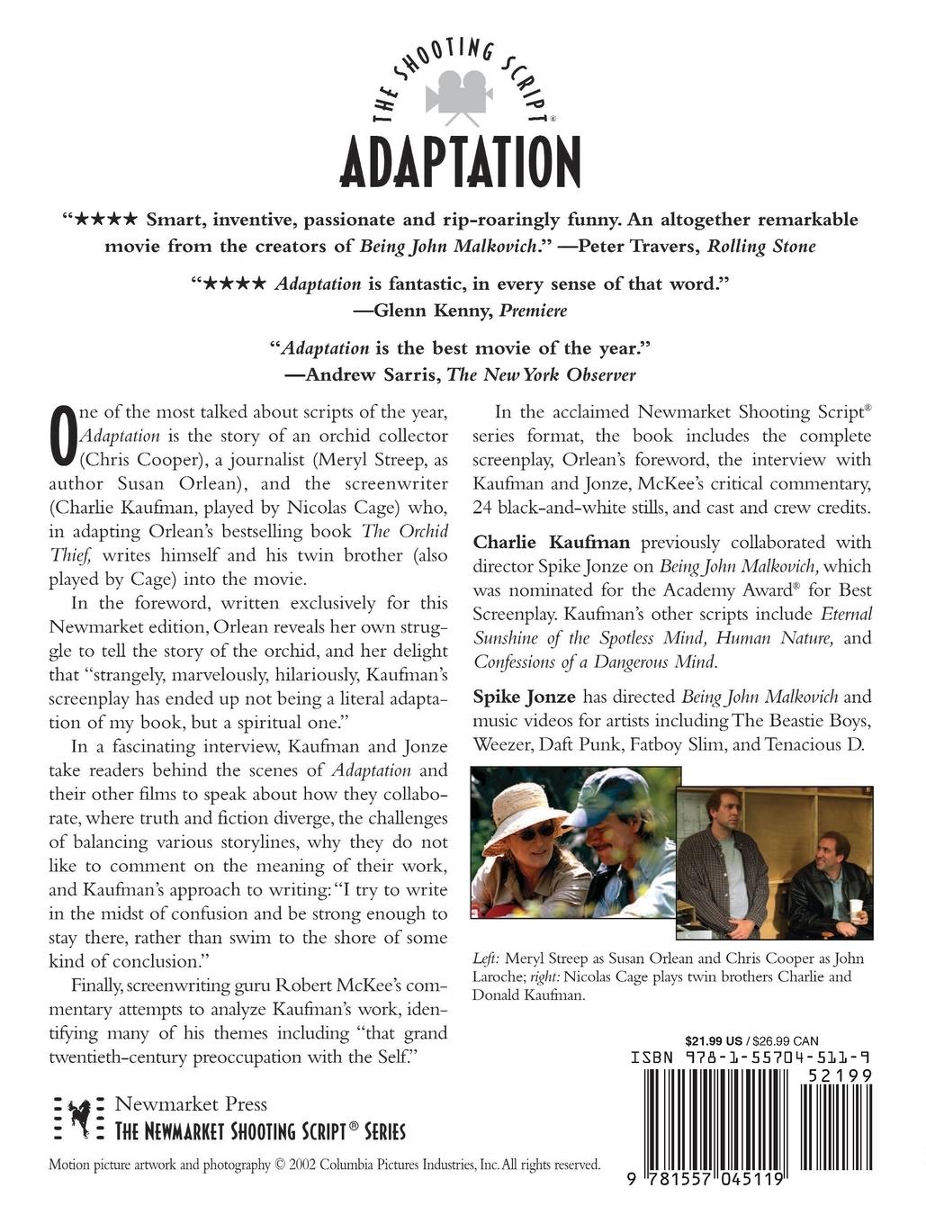 Rückseitencover Adaptation