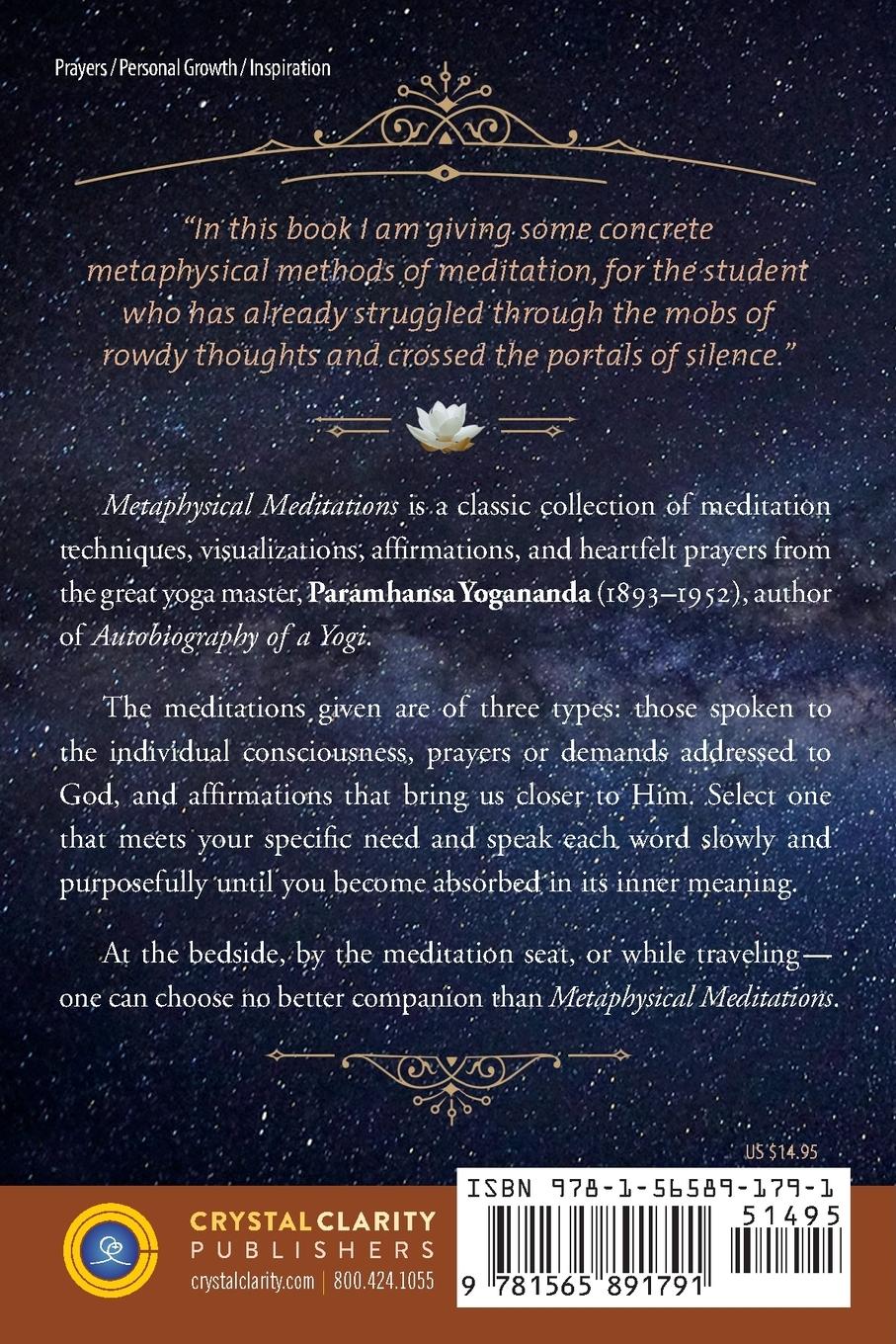 Rückseitencover Metaphysical Meditations