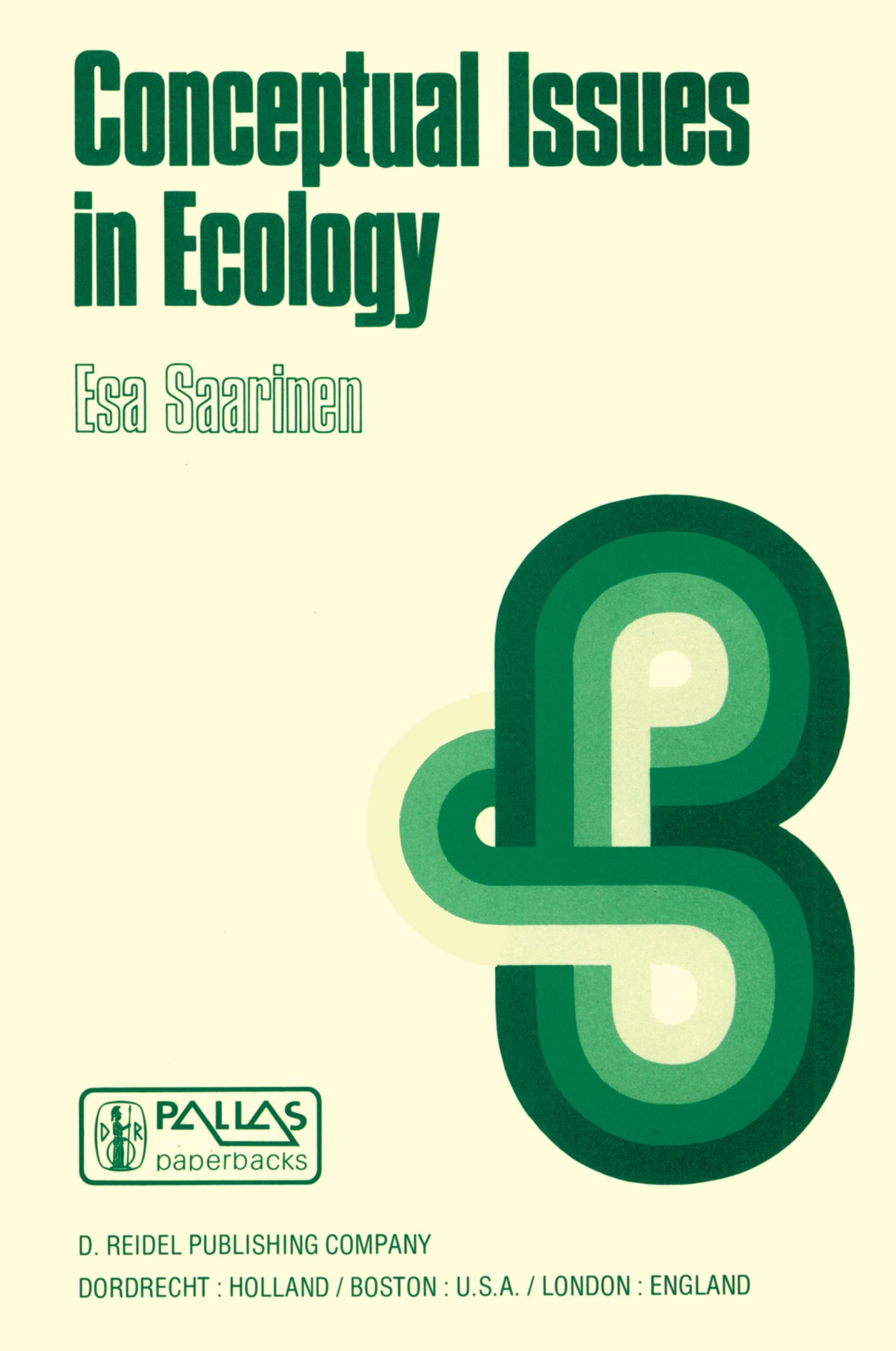 Vorderes Coverbild Conceptual Issues in Ecology