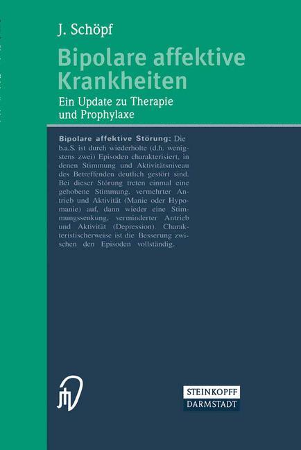 Vorderes Coverbild Bipolare affektive Krankheiten