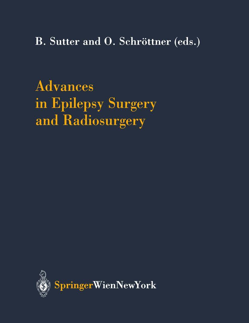 Vorderes Coverbild Advances in Epilepsy Surgery and Radiosurgery