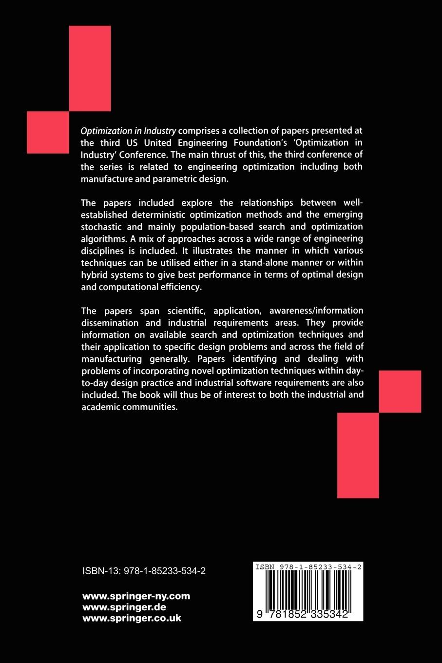 Rückseitencover Optimization in Industry