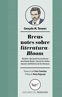 Vorderes Coverbild Breus notes sobre literatura-Bloom : Manifest: diccionari tecnicoliterari dels Bloom Books. Una d