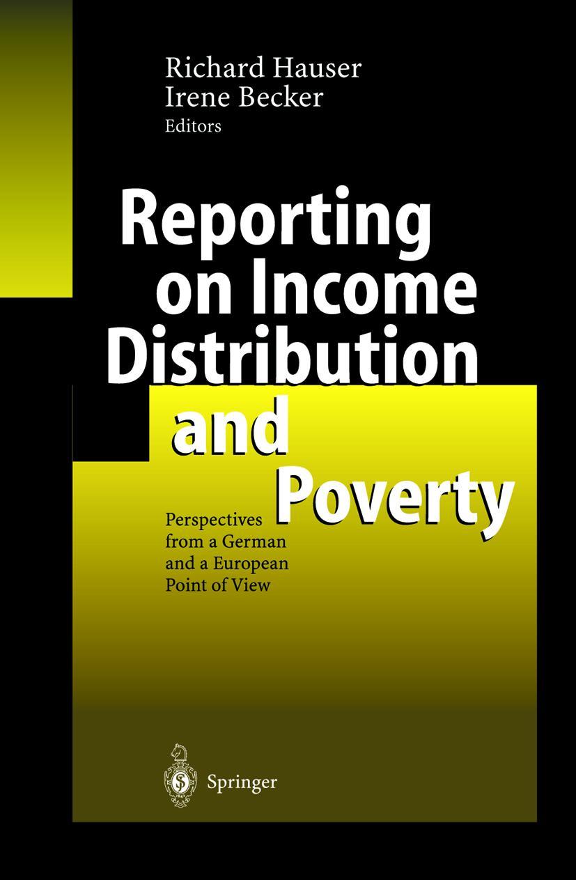 Vorderes Coverbild Reporting on Income Distribution and Poverty