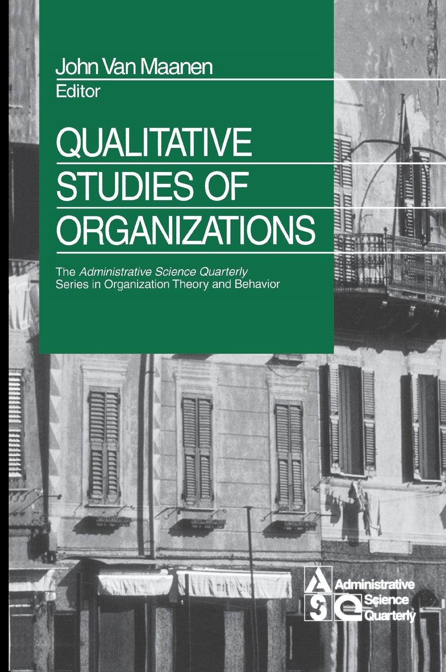 Vorderes Coverbild Qualitative Studies of Organizations