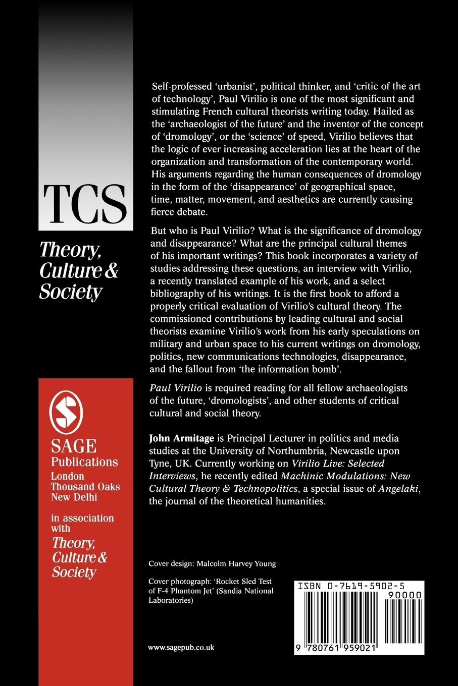 Rückseitencover Paul Virilio
