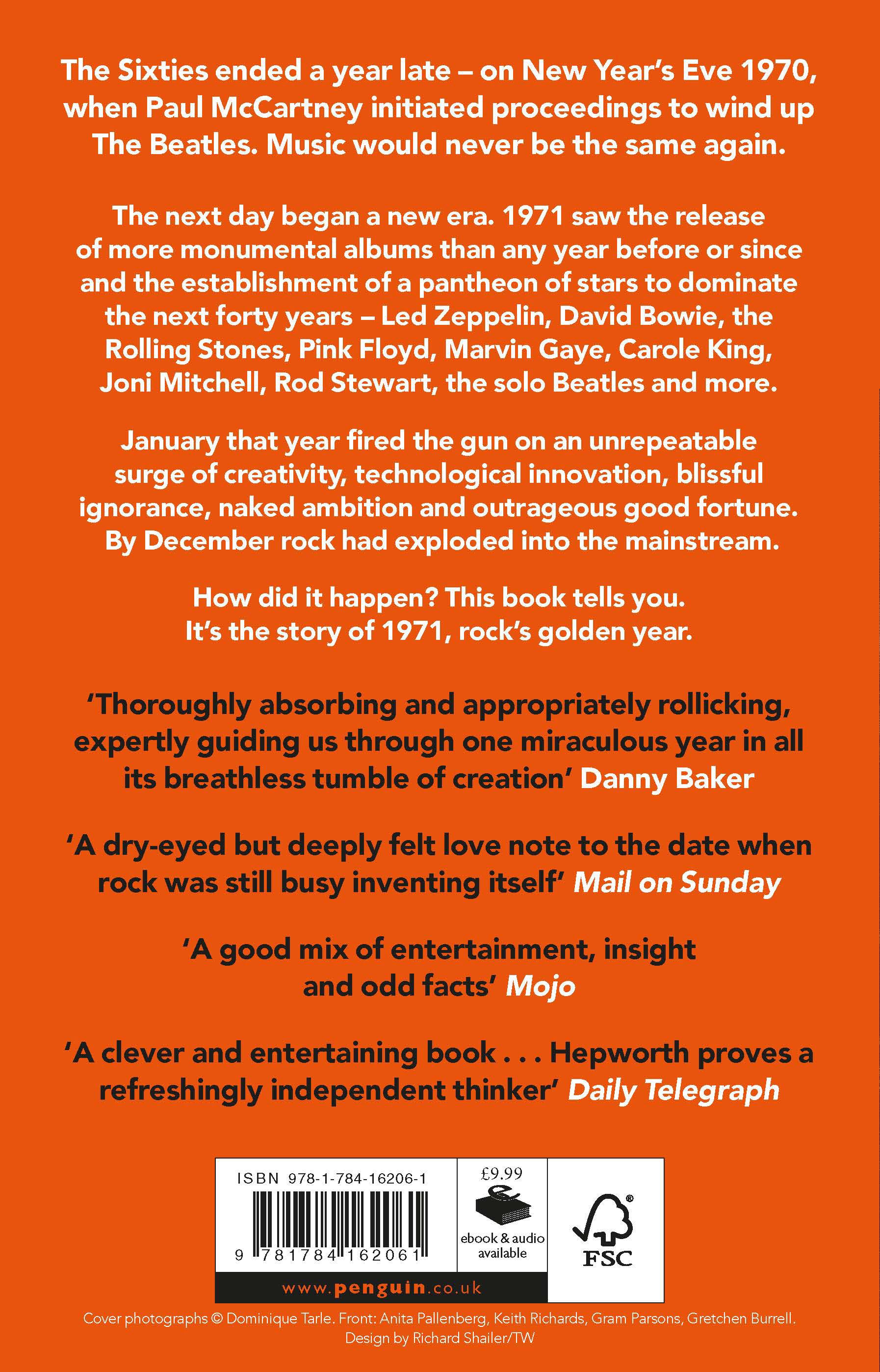 Rückseitencover 1971 - Never a Dull Moment