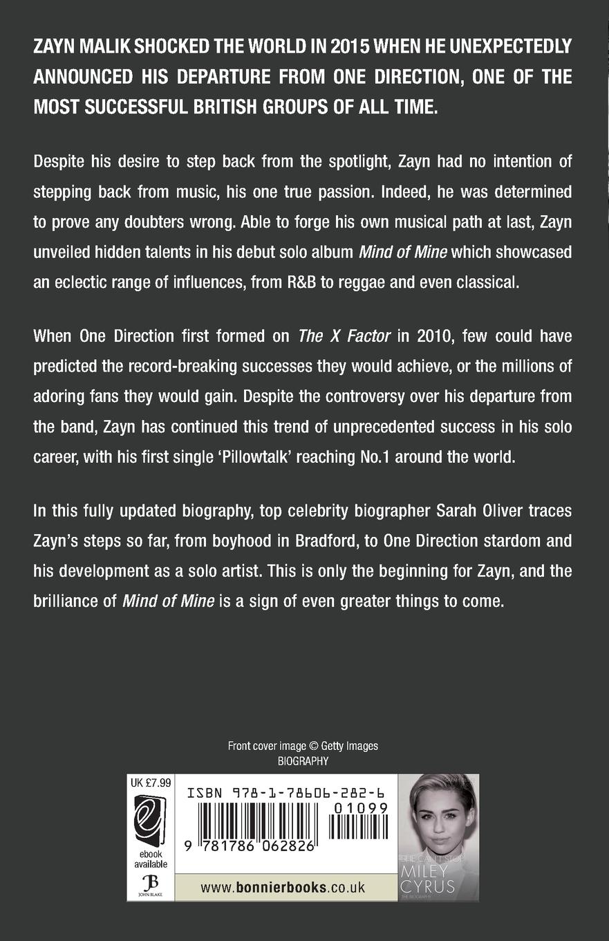 Rückseitencover Zayn Malik - Mind of His