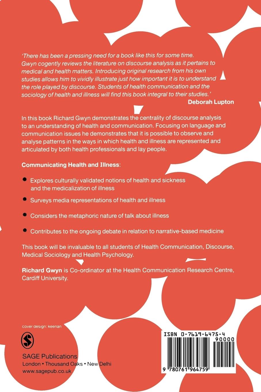 Rückseitencover Communicating Health and Illness