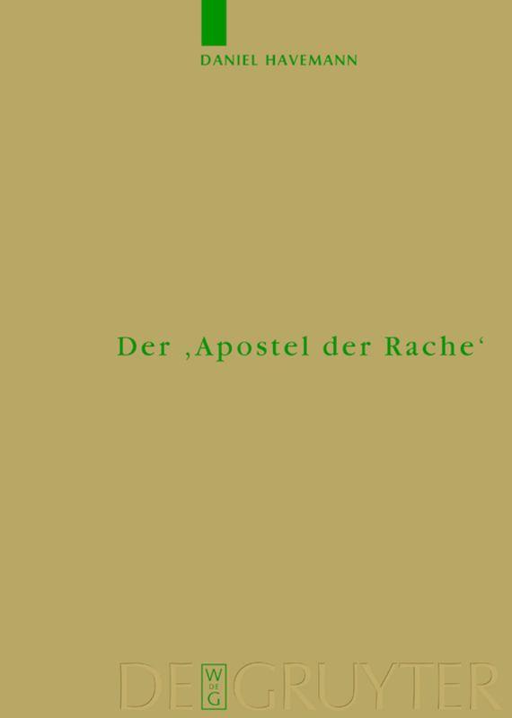 Vorderes Coverbild Der 'Apostel der Rache'