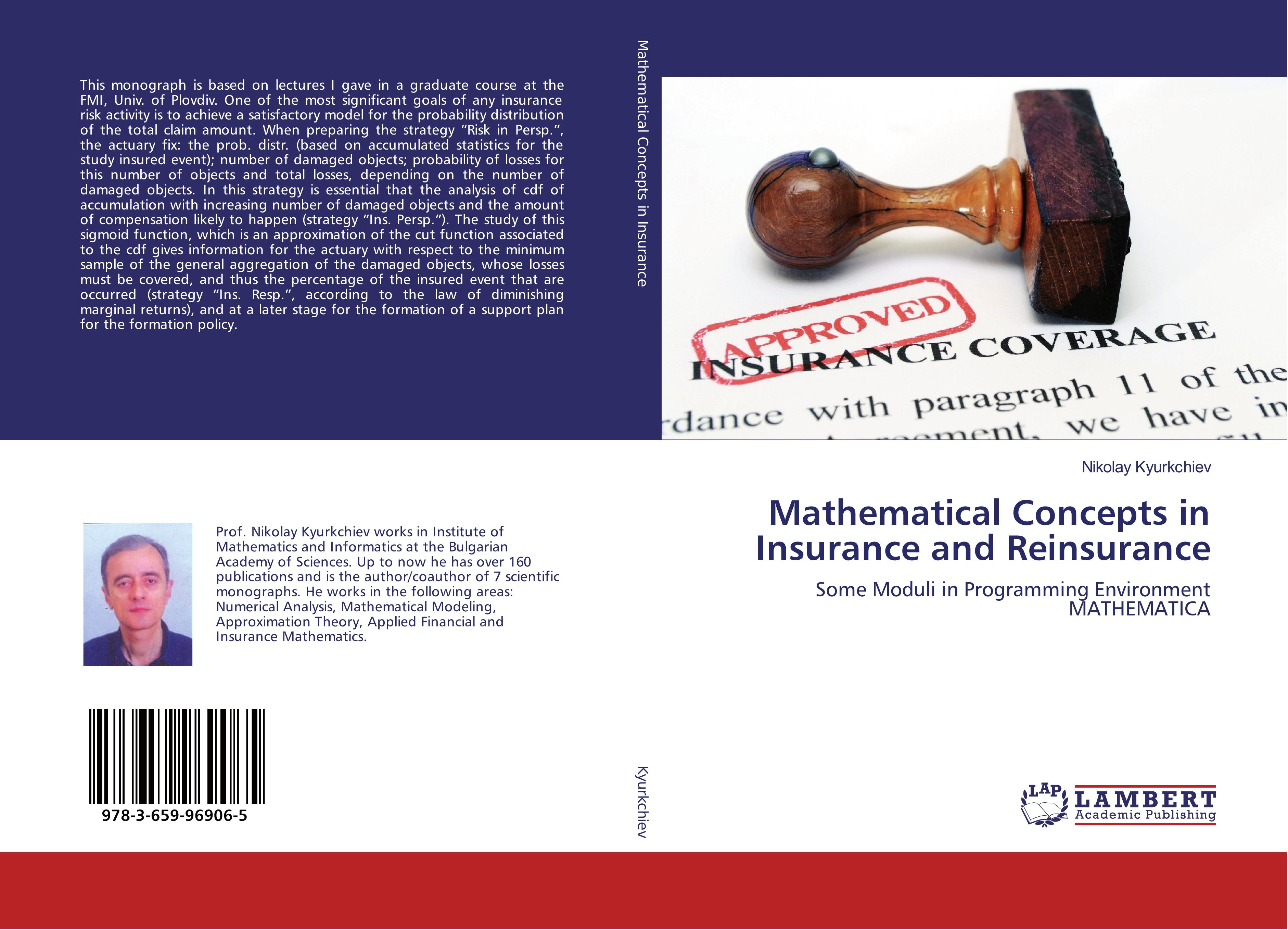 Vorderes Coverbild Mathematical Concepts in Insurance and Reinsurance
