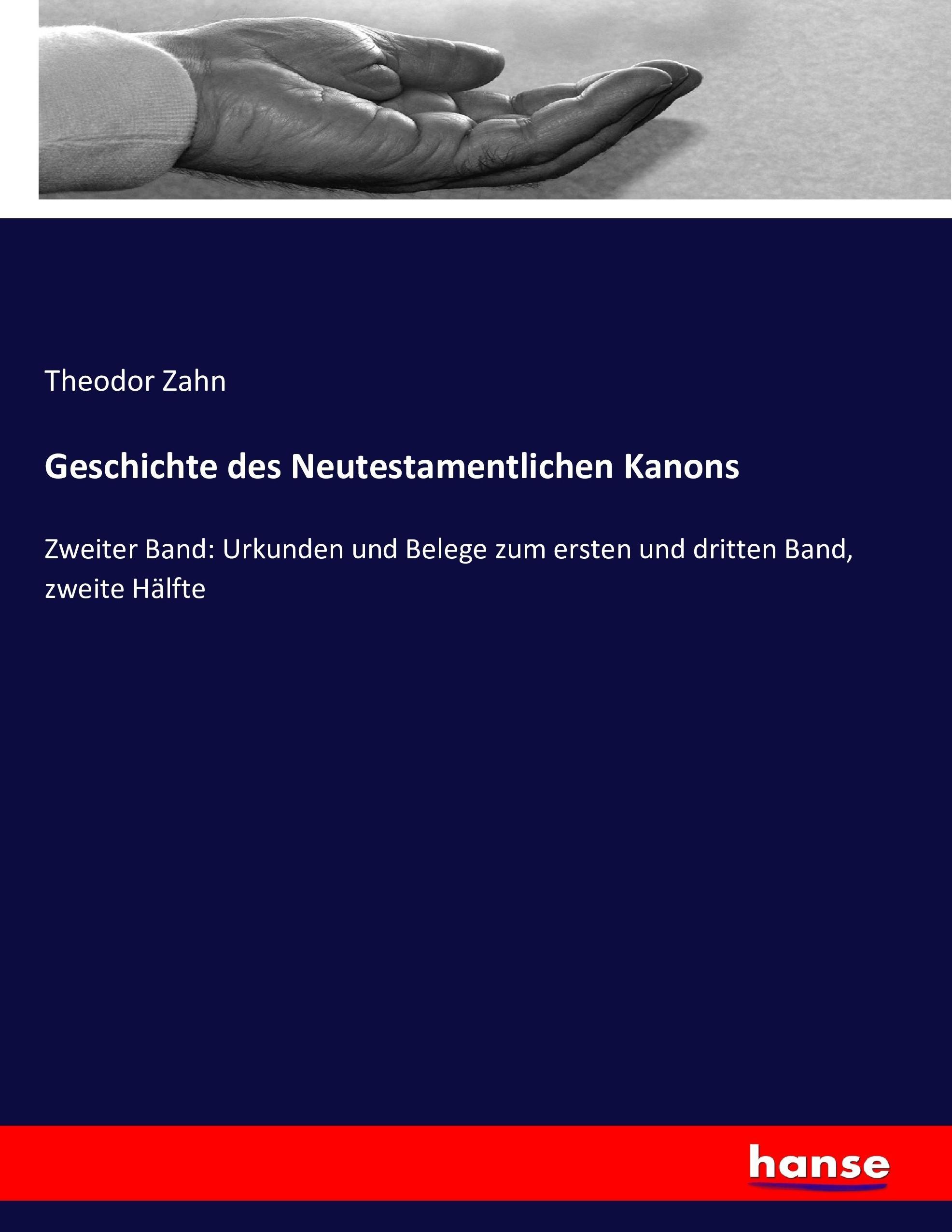 Vorderes Coverbild Geschichte des Neutestamentlichen Kanons