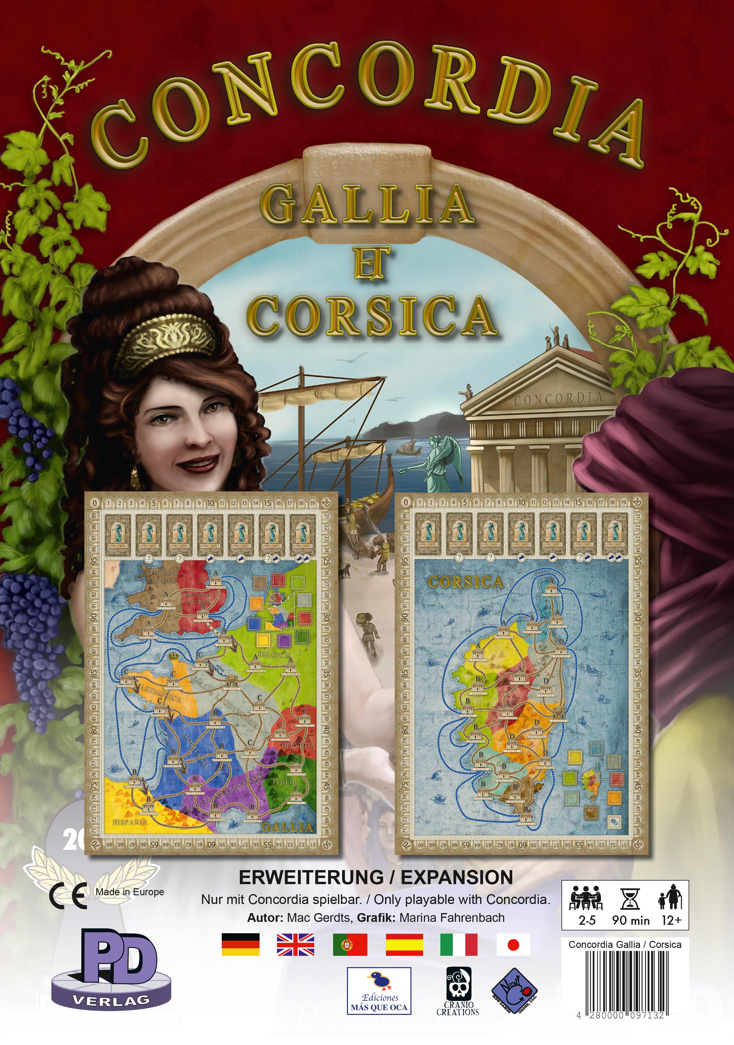 Vorderes Coverbild Gallia & Corsica - Erweiterung zu Concordia