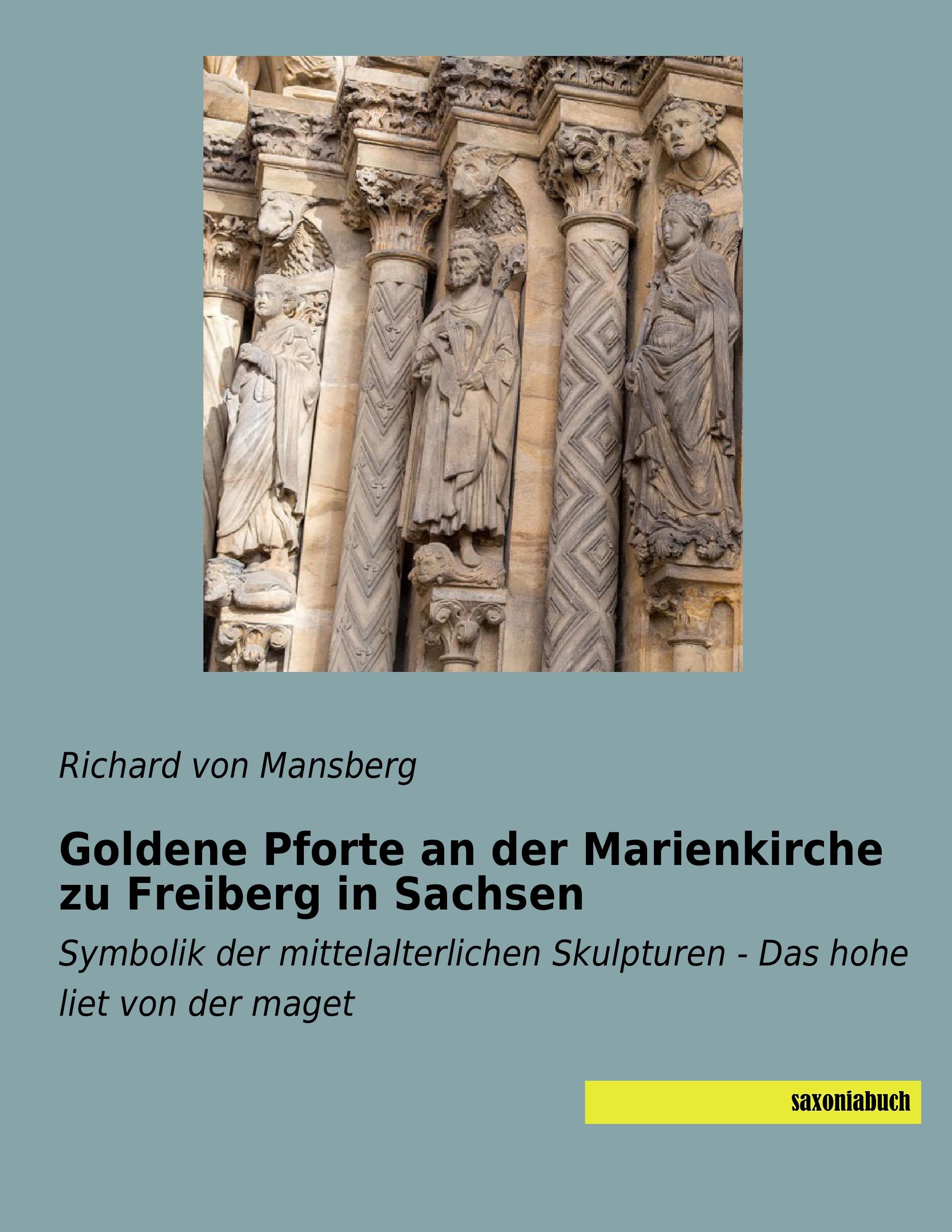 Vorderes Coverbild Goldene Pforte an der Marienkirche zu Freiberg in Sachsen