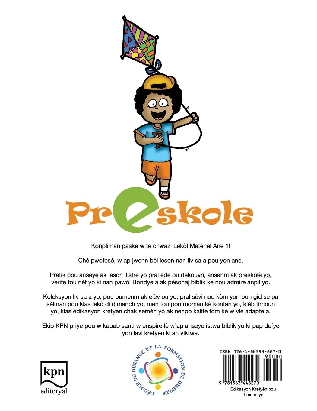 Rückseitencover Preskole, Ane 1, Pwofesè