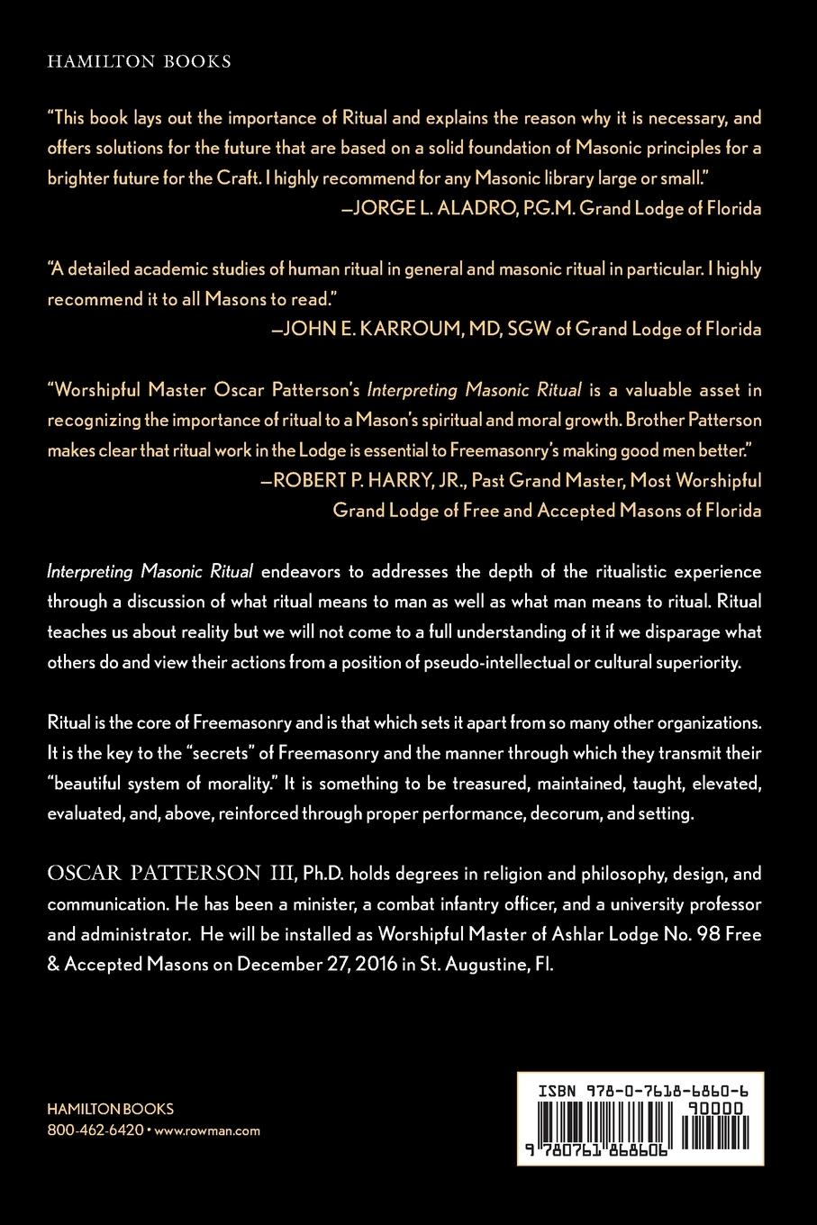Rückseitencover Interpreting Masonic Ritual
