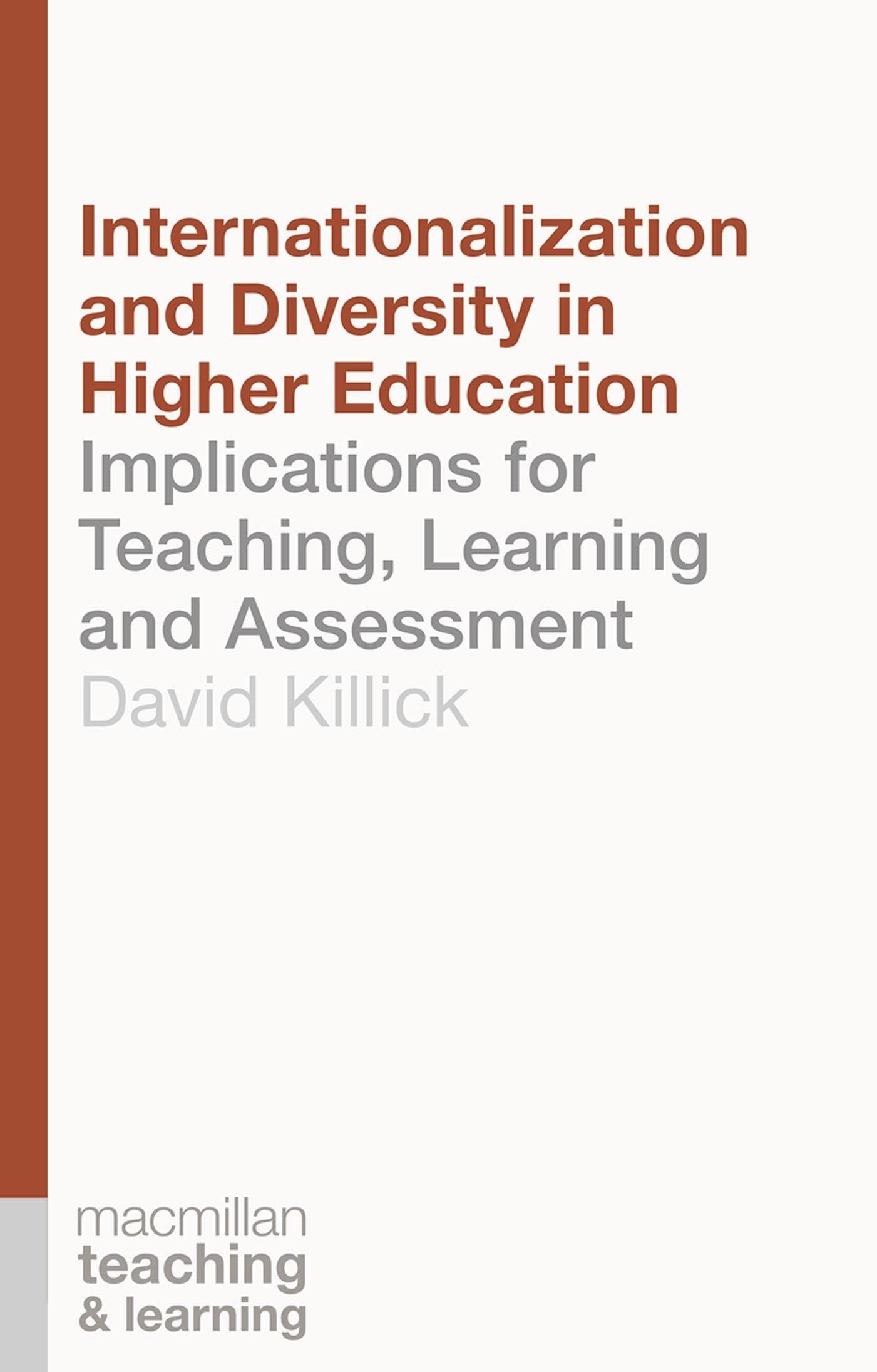 Vorderes Coverbild Internationalization and Diversity in Higher Education
