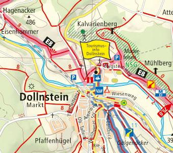 Beispielinhalt (Bild) Wanderkarte Altmühltal-Panoramaweg, Gunzenhausen - Kelheim 1 : 50 000