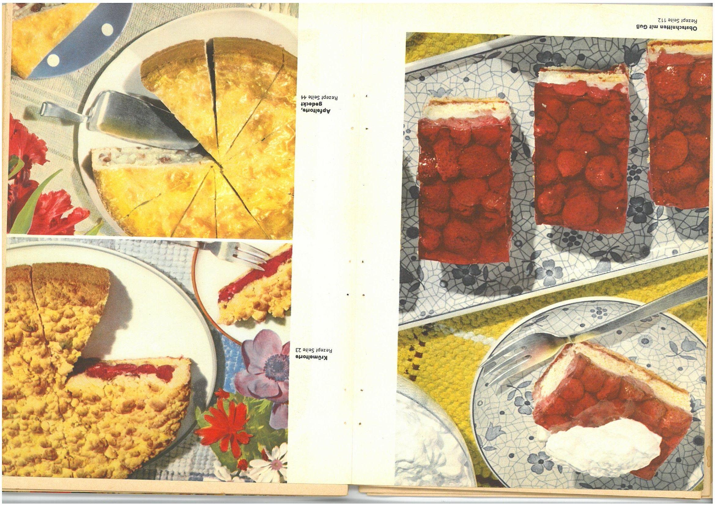 Beispielinhalt (Bild) Backen macht Freude - Reprint 1952