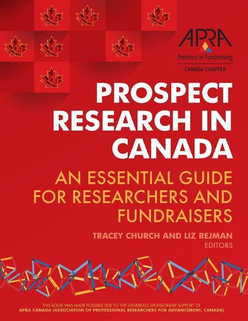 Vorderes Coverbild Prospect Research in Canada: An essential guide for researchers and fundraisers