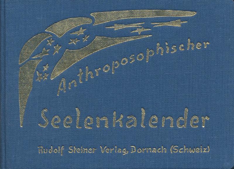 Vorderes Coverbild Anthroposophischer Seelenkalender. 52 Wochensprüche
