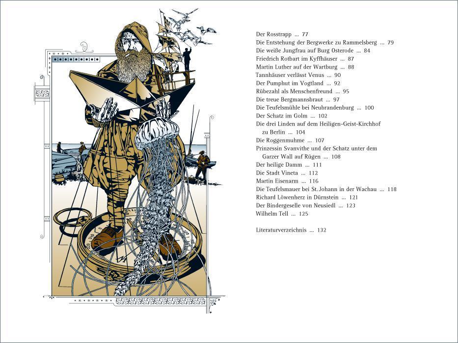 Beispielinhalt (Bild) Die schönsten deutschen Volkssagen