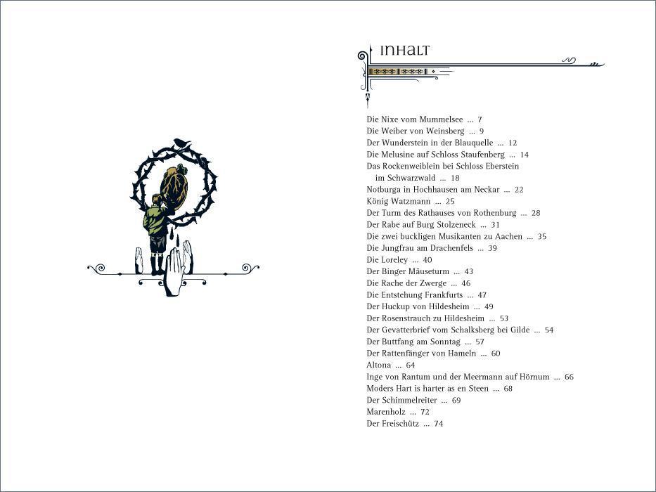 Beispielinhalt (Bild) Die schönsten deutschen Volkssagen