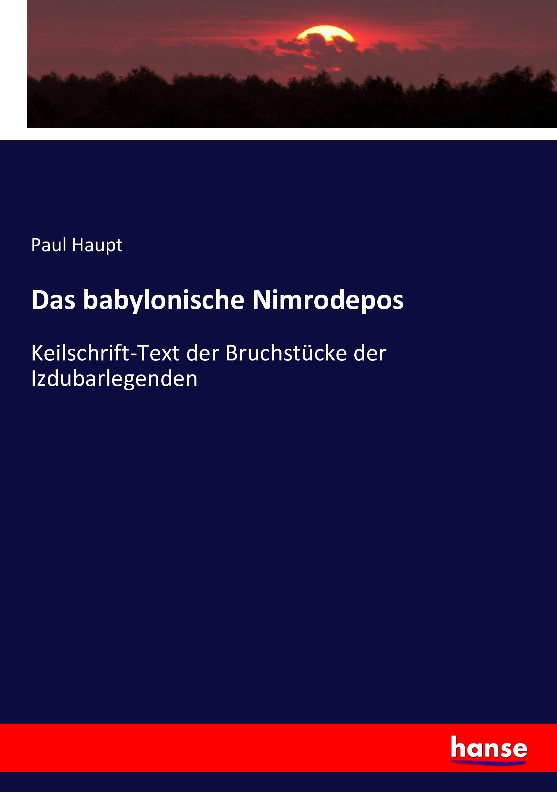 Vorderes Coverbild Das babylonische Nimrodepos