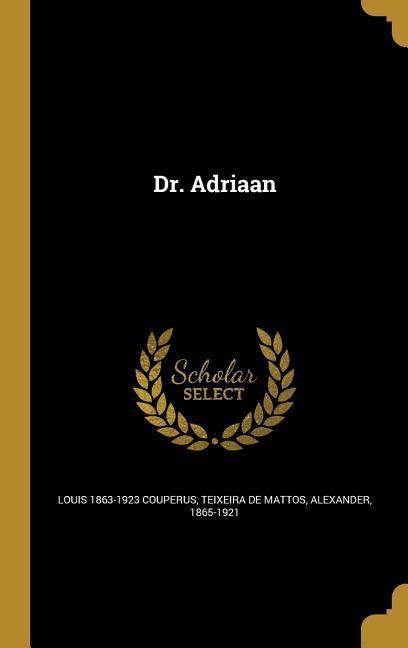 Vorderes Coverbild Dr. Adriaan