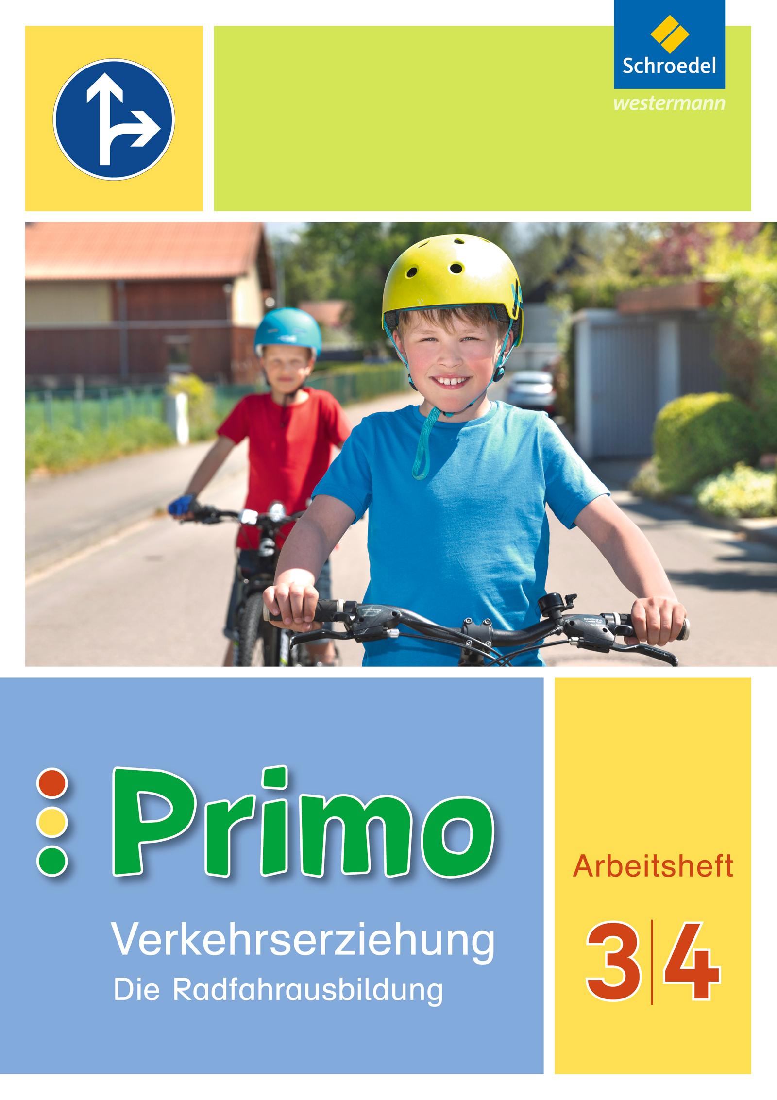 Vorderes Coverbild Primo.Verkehrserziehung 3 / 4. Arbeitsheft. Die Radfahrausbildung