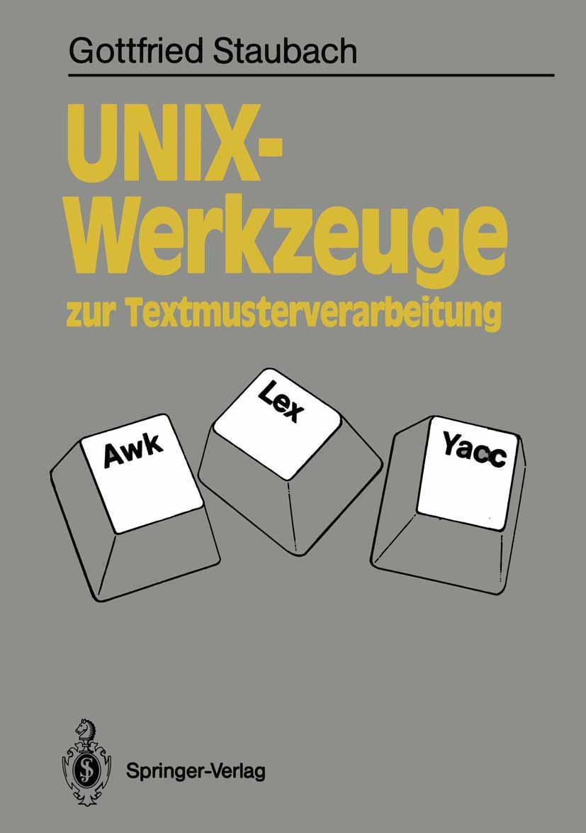 Vorderes Coverbild UNIX-Werkzeuge zur Textmusterverarbeitung
