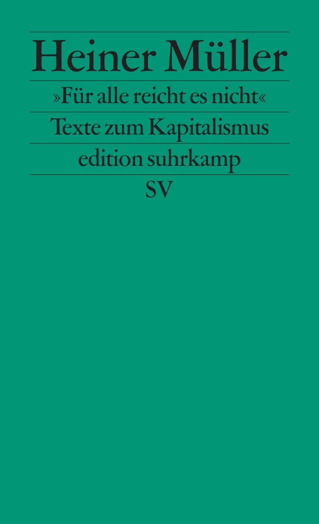 Vorderes Coverbild »Für alle reicht es nicht«