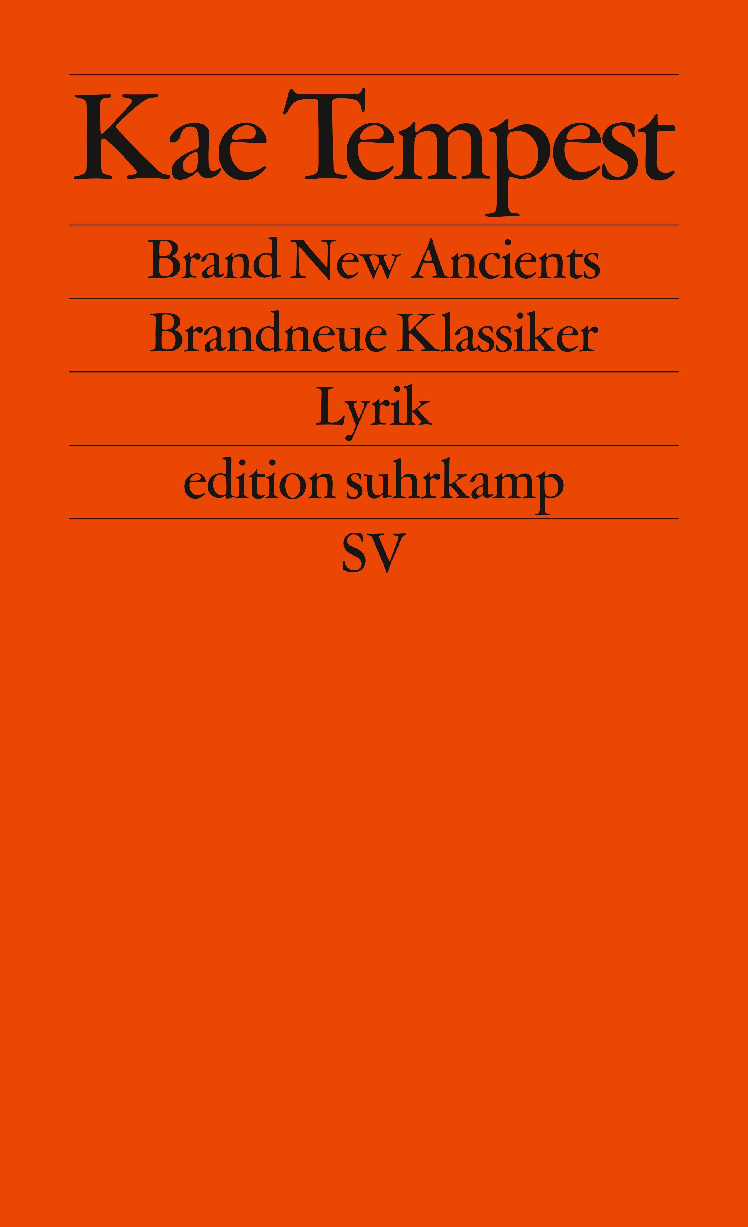 Vorderes Coverbild Brand New Ancients / Brandneue Klassiker
