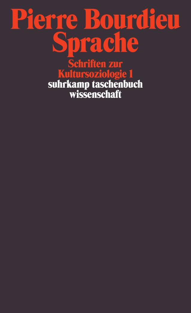 Vorderes Coverbild Schriften zur Kultursoziologie 1 - Sprache
