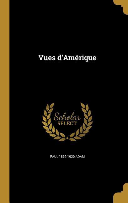 Vorderes Coverbild Vues d'Amérique
