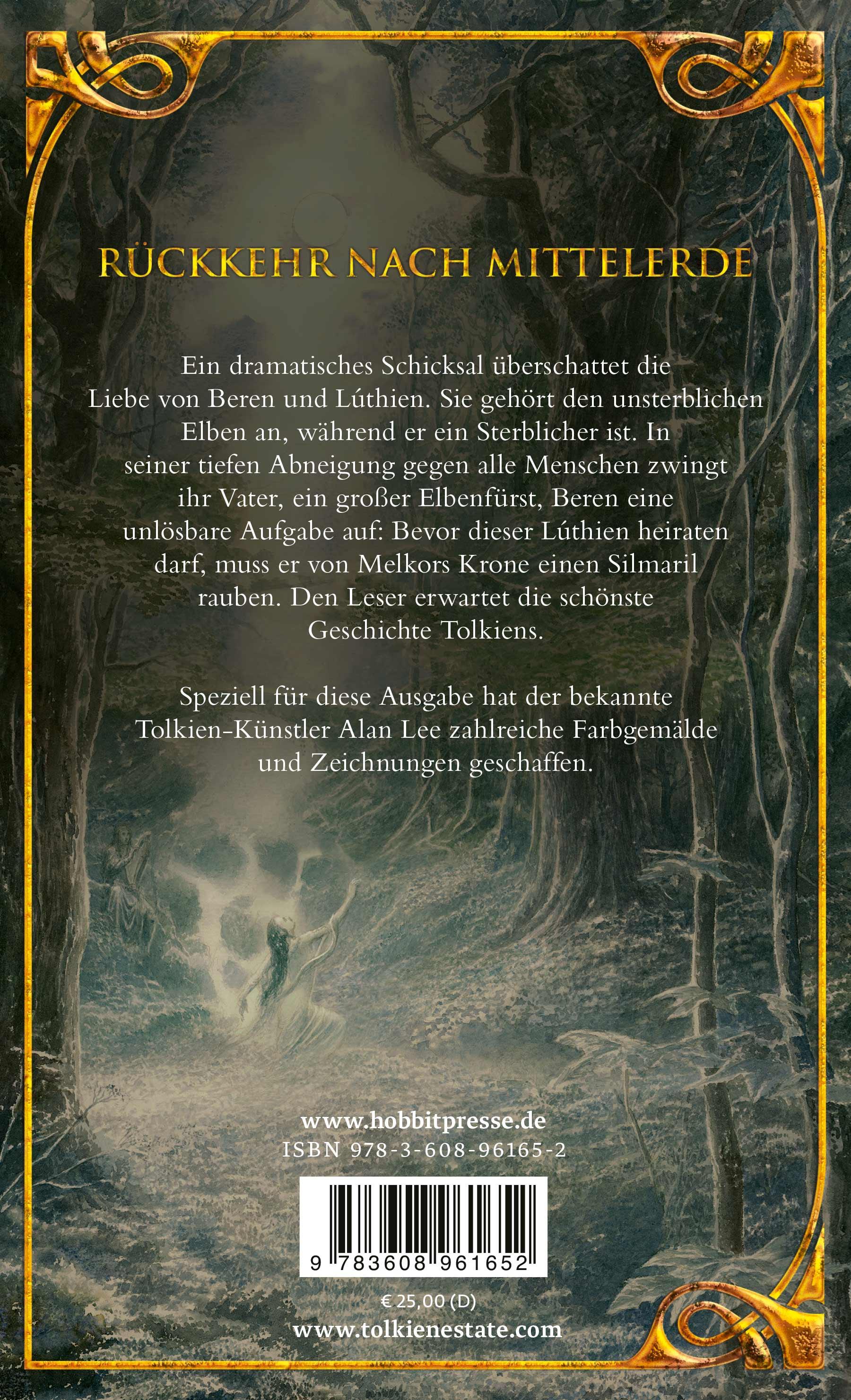 Rückseitencover Beren und Lúthien