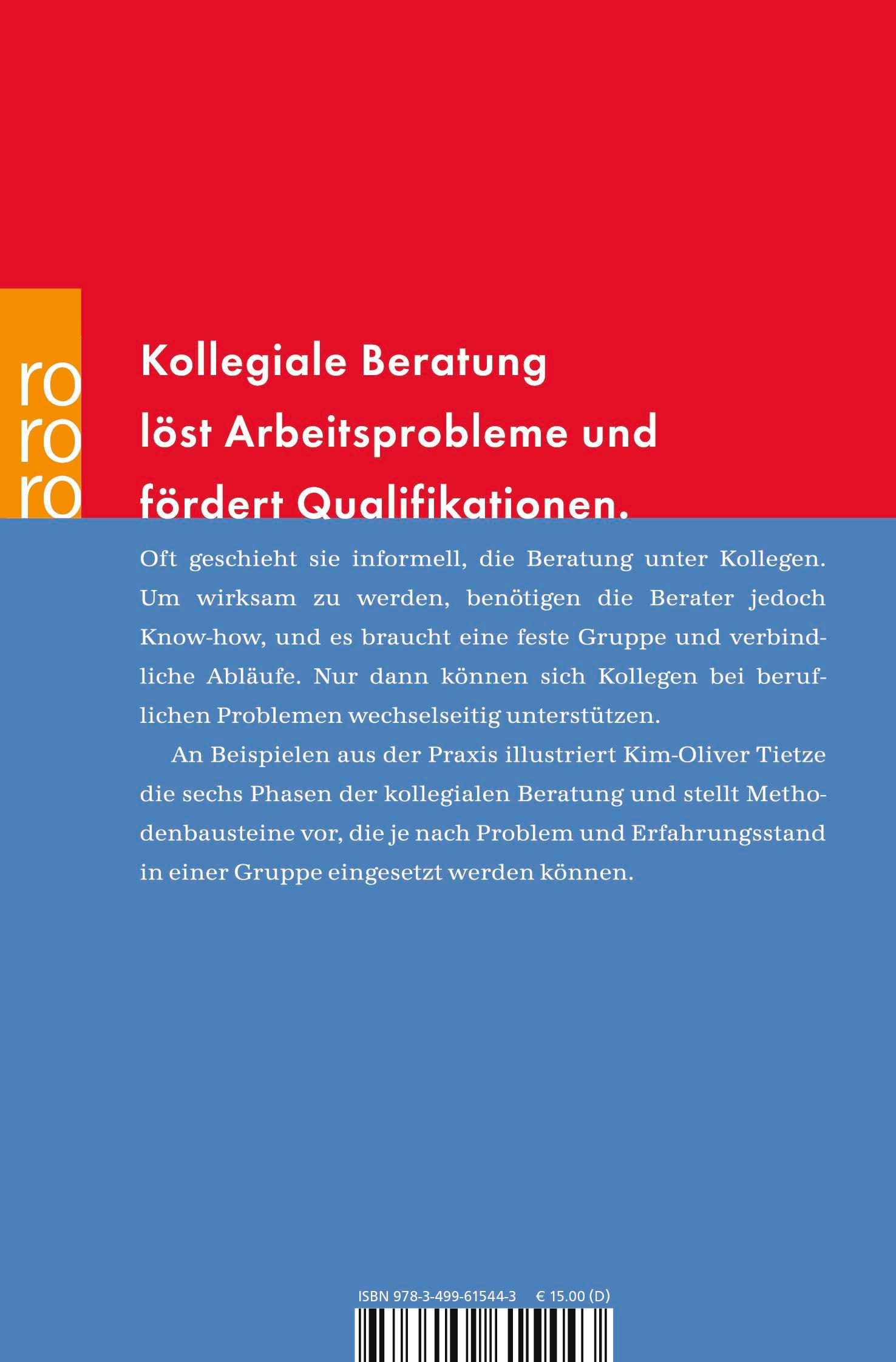 Rückseitencover Kollegiale Beratung