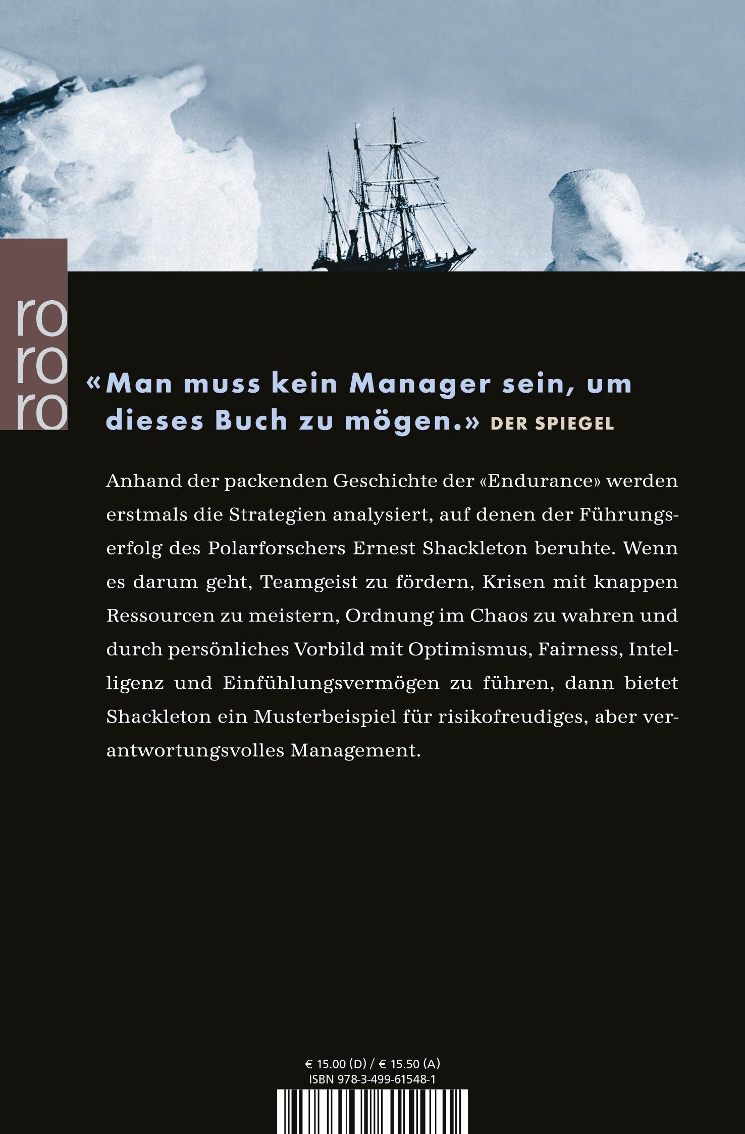 Rückseitencover Shackletons Führungskunst