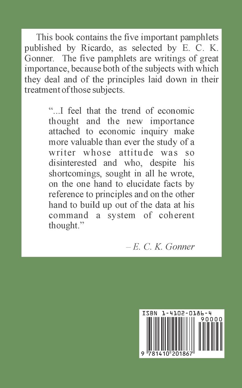 Rückseitencover Economic Essays