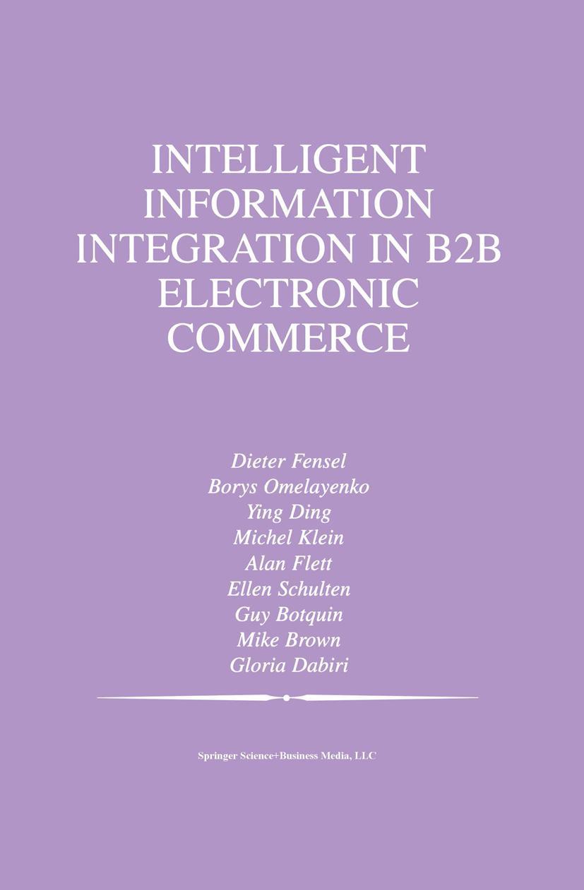 Vorderes Coverbild Intelligent Information Integration in B2B Electronic Commerce